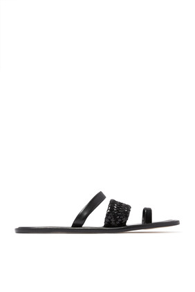 Lee Flat Leather Sandals